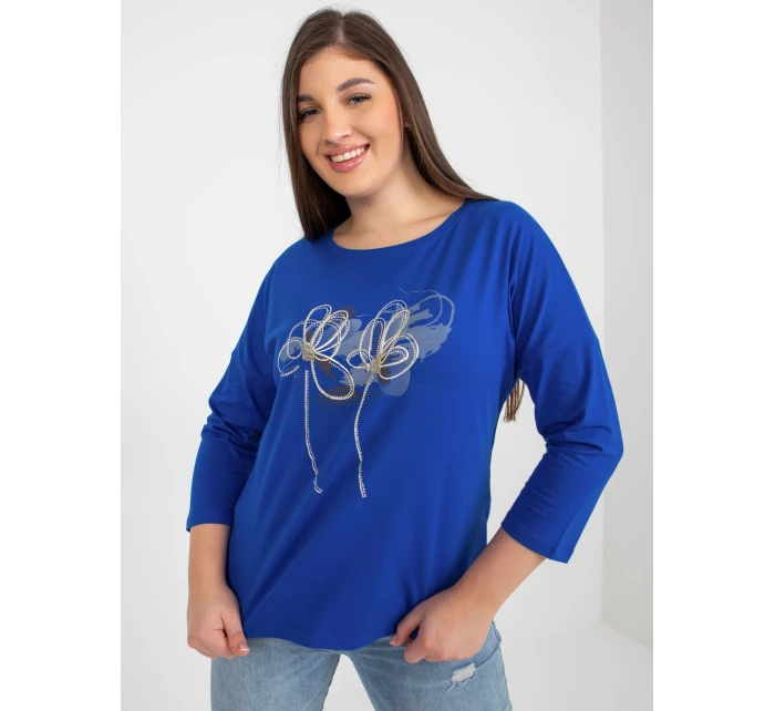 Blúzka RV BZ 8554.01P tmavomodrá