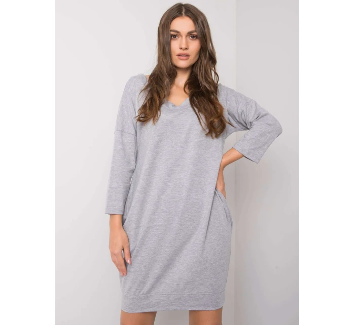 Šaty RV SK 6838.43 sivé