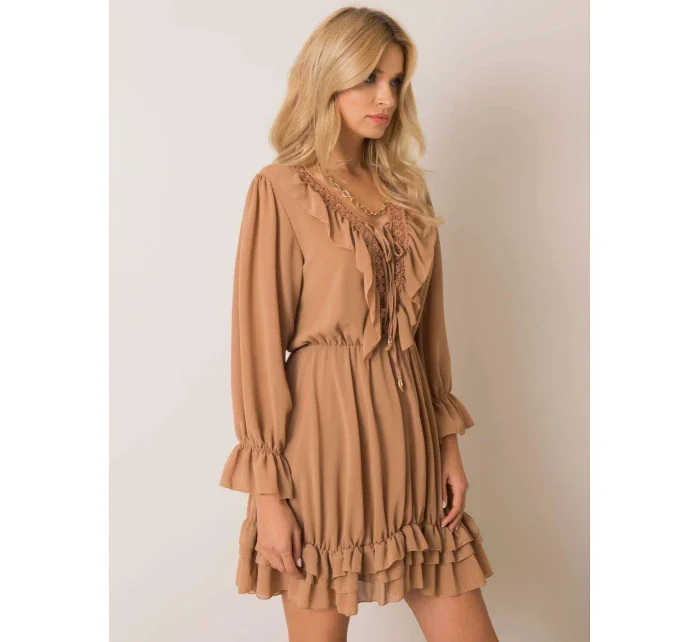 Šaty TW SK BI model 14836124 velbloudů - FPrice Šaty TW SK BI model 14836124 velbloudů - FPrice