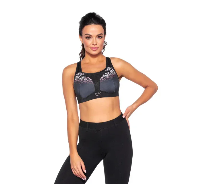 Dámská sportovní podprsenka model 18895838 černá - Ava Dámská sportovní podprsenka model 18895838 černá - Ava