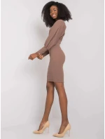 Dámske šaty RV SK 6079.65 hnedá - Rue Paris