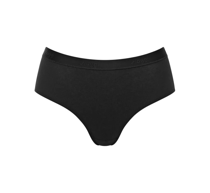 sloggi GO Casual Midi 3P - BLACK - SLOGGI BLACK - SLOGGI