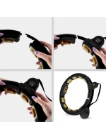 HHM13 NOVÝ HULA HOP ČIERNY/ZLATÝ S MAGNETMI A ZÁVAŽÍM + POČÍTADLO HMS HHM13 NOVÝ HULA HOP ČIERNY/ZLATÝ S MAGNETMI A ZÁVAŽÍM + POČÍTADLO HMS