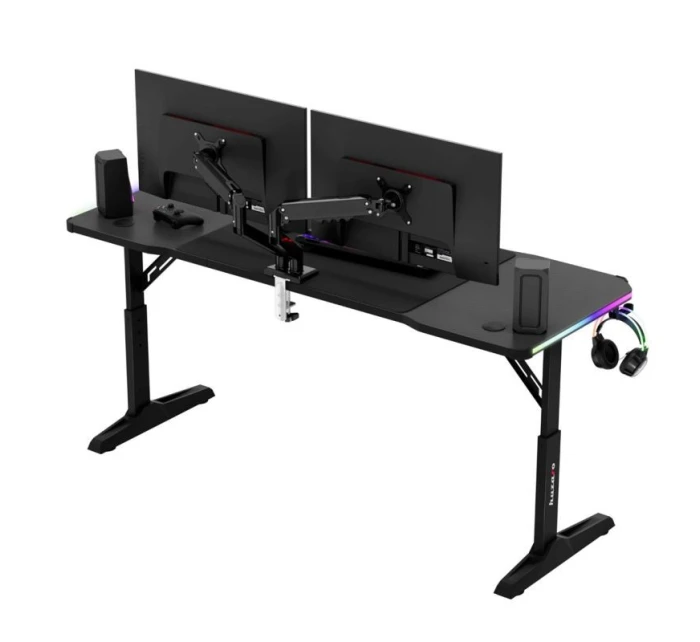 Herní stůl Hero model 21429425 RGB Black - Huzaro