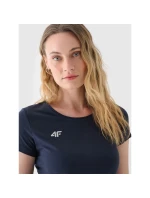 Dámske hladké tričko slim 4F NOSH4TSD001B-31S