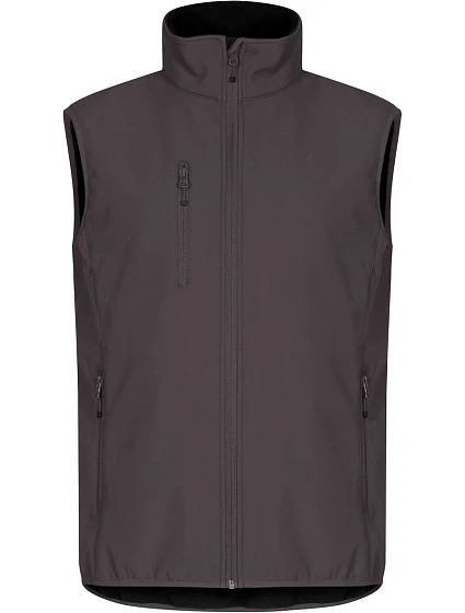 Clique Classic Softshell Vest M Pánska 3-vrstvová softshellová vesta 67.0911 tmavošedá Clique Classic Softshell Vest M Pánska 3-vrstvová softshellová vesta 67.0911 tmavošedá