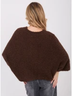 Sweter CH SW model 21782580 ciemny brązowy - FPrice Sweter CH SW model 21782580 ciemny brązowy - FPrice