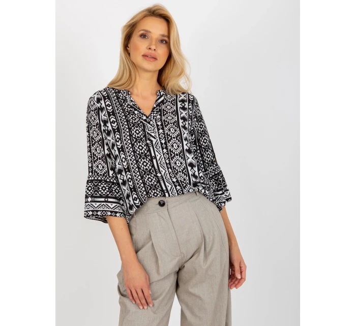 Dámská halenka model 18132626 černá - FPrice