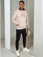 Pánská mikina s kapucí béžová Dstreet model 21976120 - FashionStreet