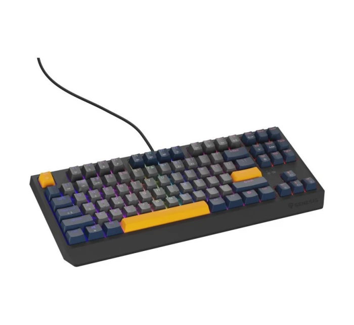 GENESIS Thor 230 TKL Herná USB QWERTY klávesnica česká modrá