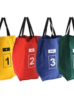 Skákacie vrecia s rúčkami a číslami