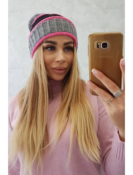 Dámská čepice Kinga K297 tmavě model 18751285 - K-Fashion