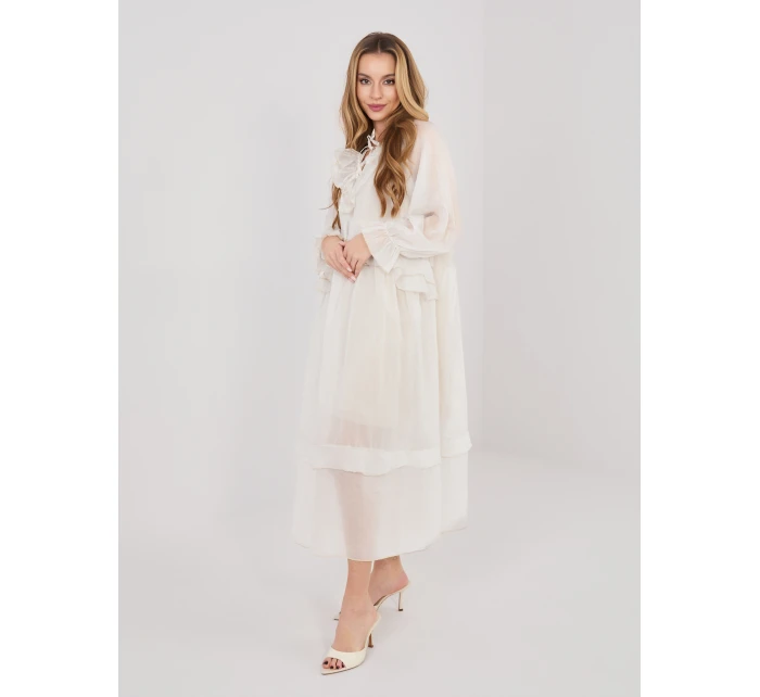 Sukienka IT SK model 22031460 jasny beżowy - FPrice