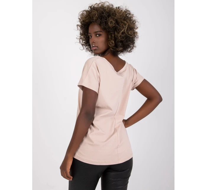 Tričko RV TS 4832.01P béžové Tričko RV TS 4832.01P béžové