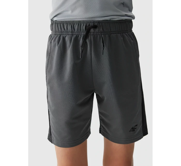 Chlapecké sportovní rychleschnoucí šortky 4F - černé