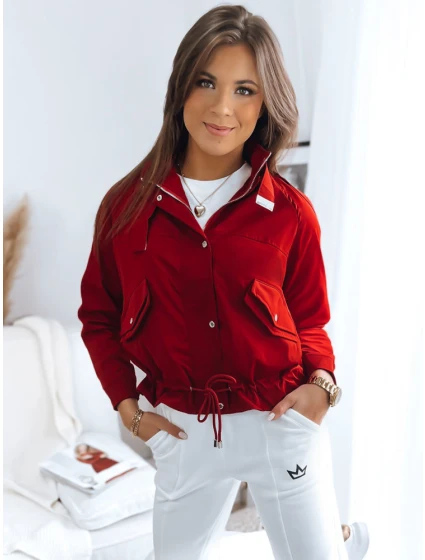 Dámská bunda bomber červená Dstreet model 21968243 - FashionStreet