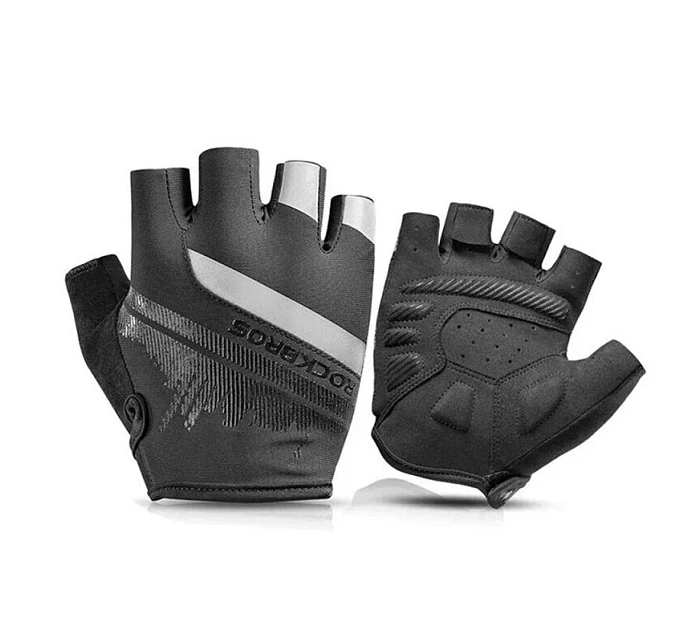 Cyklistické rukavice Rockbros S247 XL - čierne