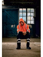 Mikina s kapucňou Yoko HVK 05 Hi-Vis 79.VK05 čierna Mikina s kapucňou Yoko HVK 05 Hi-Vis 79.VK05 čierna