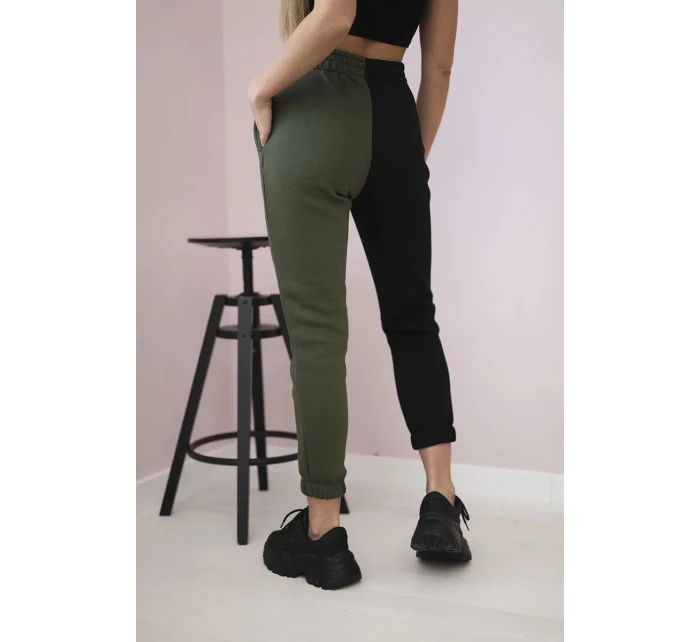 Dámske tepláky QUEEN khaki