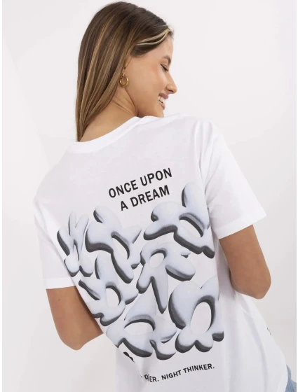 Tričko D12022AC02705A bielo-modré