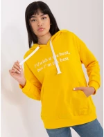 Bluza EM BL HS 21 model 18741202 ciemny żółty - FPrice Bluza EM BL HS 21 model 18741202 ciemny żółty - FPrice