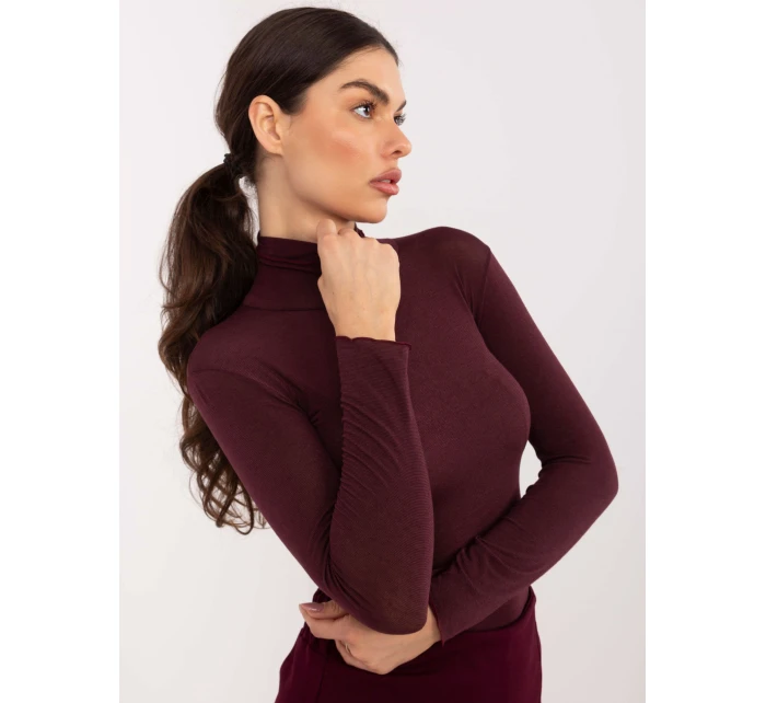 Bluzka IT BZ model 21788999 bordowy - FPrice Bluzka IT BZ model 21788999 bordowy - FPrice