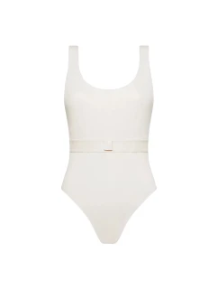 Dámské jednodílné plavky Monogram Rib model 20946454 - Calvin Klein