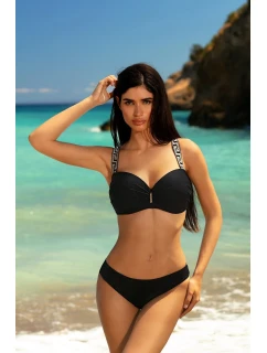 Dámske dvojdielne plavky Athens 4 S730V1AH4 Black with Gold - Vlastné