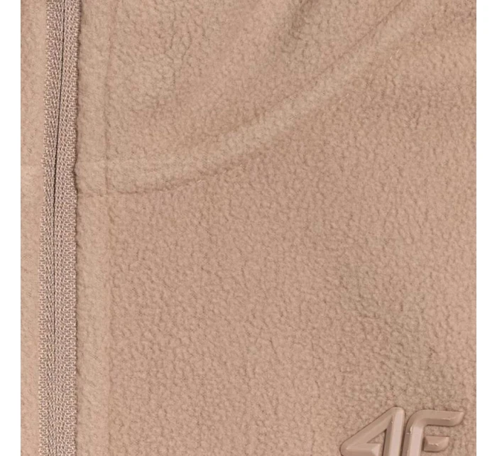 Dámska fleecová mikina 4F F069 svetlohnedá 4FWAW25UFLEF069 82S