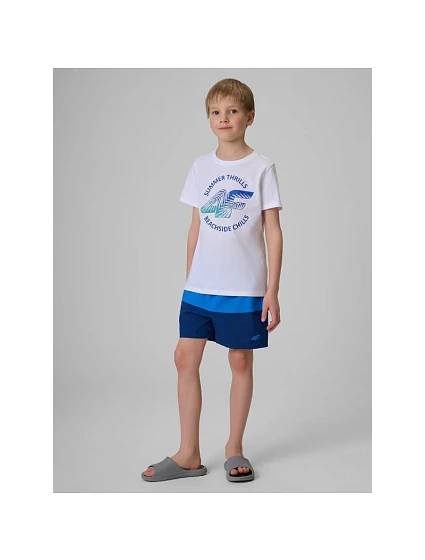Chlapčenské plážové šortky boardshorts 4F 4FJWSS26UBDSM203-31S Chlapčenské plážové šortky boardshorts 4F 4FJWSS26UBDSM203-31S