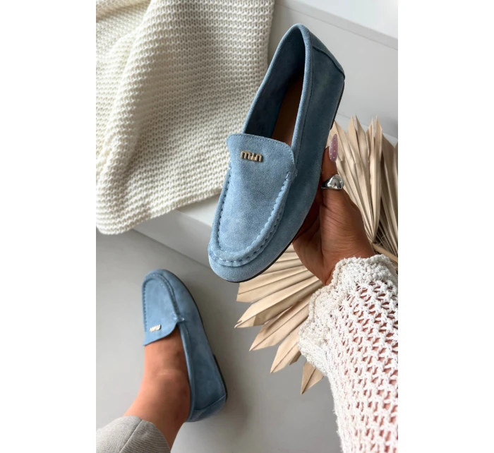 Dámské s malým zlatým detailem modré model 21900417 - Boto Dámské s malým zlatým detailem modré model 21900417 - Boto