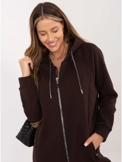 RV BL mikina A1027.79 tmavohnedá