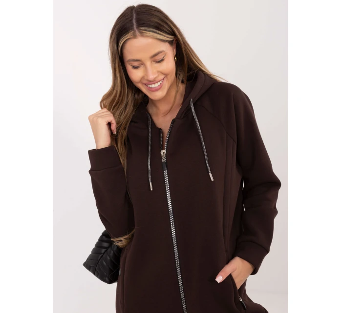 RV BL mikina A1027.79 tmavohnedá RV BL mikina A1027.79 tmavohnedá