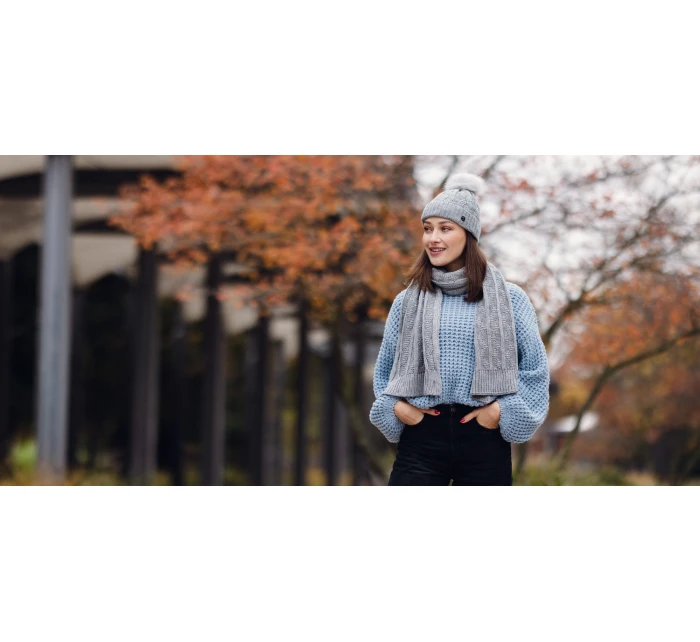 Dámská šála model 21778713 SC Grey - Vuch