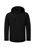 Trail pánska softshellová bunda čierna Trail pánska softshellová bunda čierna