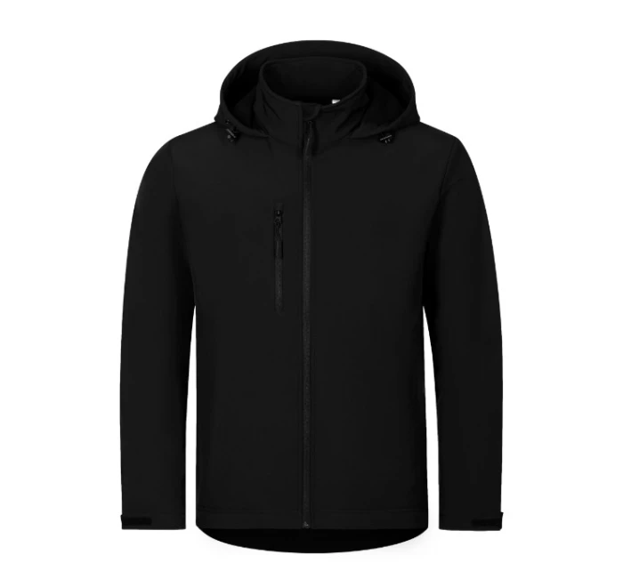 Trail pánska softshellová bunda čierna Trail pánska softshellová bunda čierna