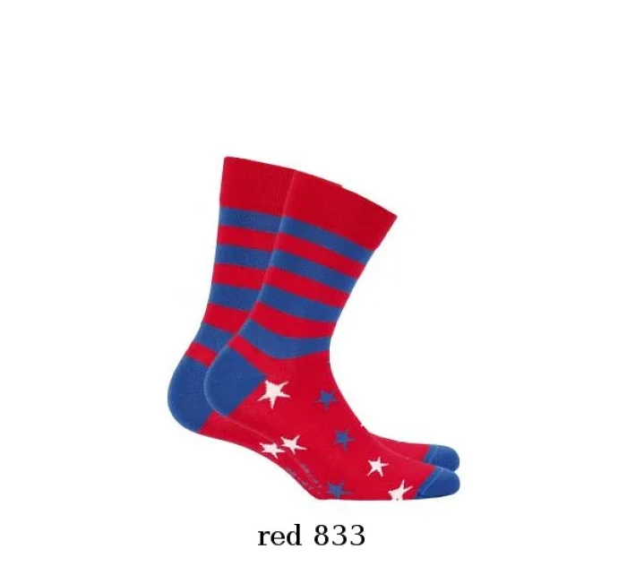 Pánske ponožky Wola Perfect Man vzorované W 94N03 Casual