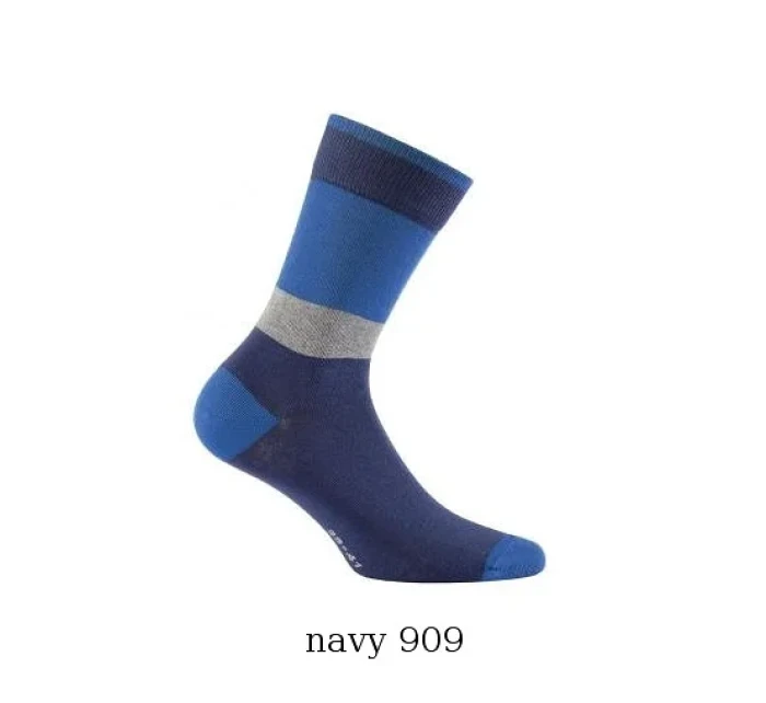 Pánske ponožky Wola Perfect Man vzorované W 94N03 Casual