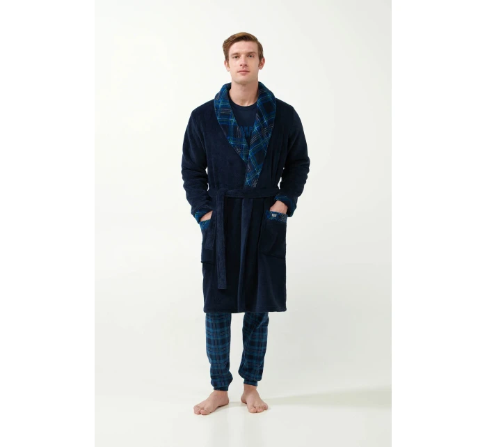 Vamp - Pánsky župan so štýlovou klopou 21629 - Vamp