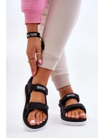 Dámské sportovní sandály na platformě Big Star model 21610834 Černé - Big Star Shoes