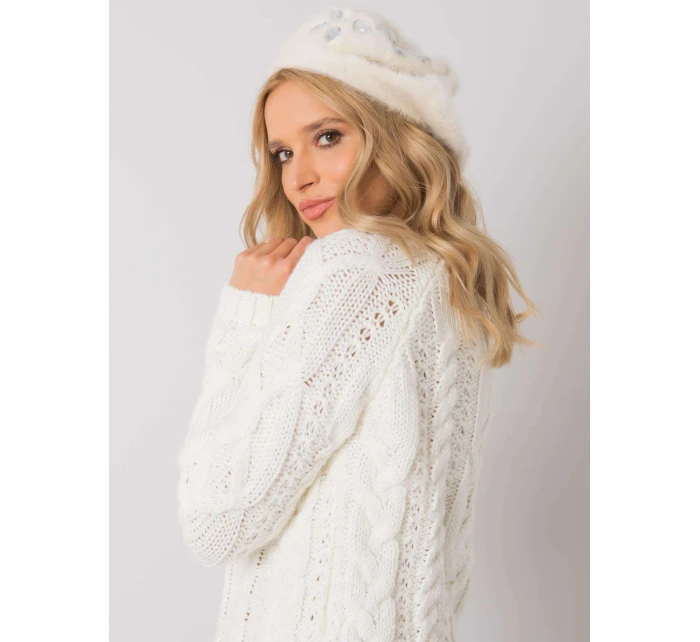 Čepice AT CZ model 16738531 1 ecru - FPrice Čepice AT CZ model 16738531 1 ecru - FPrice