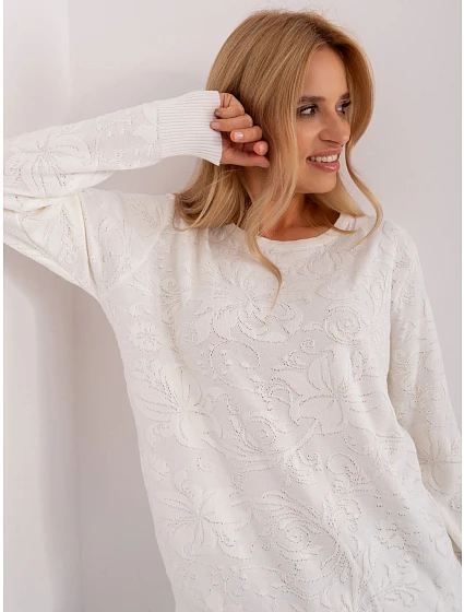 Sweter AT SW model 18900614 ecru - FPrice