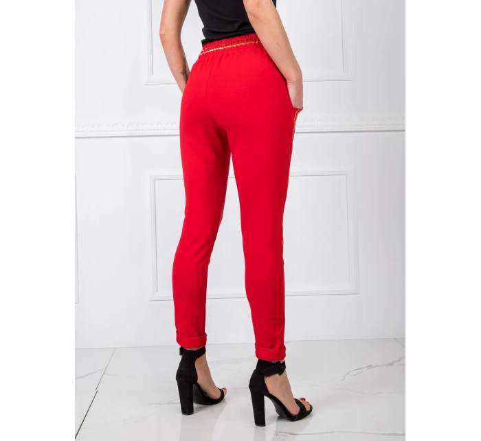 Tepláky RV DR 5394.18 červená