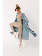 M734 Rebrované pletené legíny - béžové M734 Rebrované pletené legíny - béžové