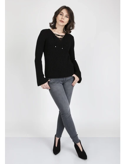 Kylie SWE 117 Sveter čierny - MKMSwetters