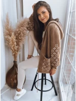 Dámská bunda s kapucí camel Dstreet model 21969188 - FashionStreet