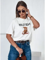 Dámske tričko MOLBER ecru FashionStreet RY2571