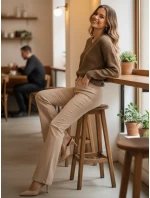 Dámský svetr beige Dstreet model 21982752 - FashionStreet