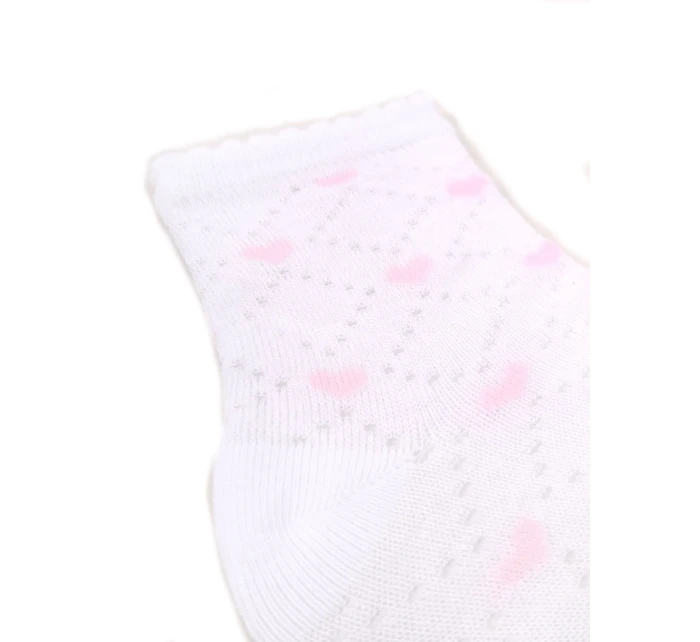 YOCLUB SKL-0014 Čipkované ponožky 0-9 mesiacov