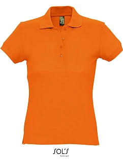 SOL'S Passion Dámske polo tričko z piké 25.1338 oranžové